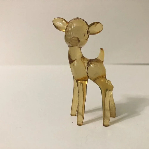 Vintage Walt Disney Bambi Thumper Flower Skunk Tinkerbell Lucite Figures - Picture 10 of 13